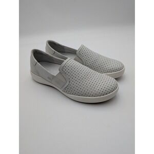 Josef Seibel Slip-On Shoes Womens Size 6.5 Gray Leather Comfort Casual New EU 37